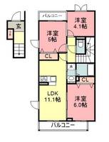 物件の間取り画像