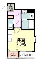 福岡県福岡市東区香椎駅東2丁目の賃貸アパートの間取り