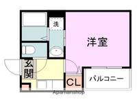 福岡県福岡市東区箱崎4丁目の賃貸アパートの間取り