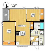 物件の間取り画像