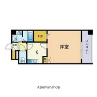 福岡県福岡市中央区渡辺通2丁目の賃貸マンションの間取り