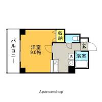 福岡県福岡市博多区築港本町の賃貸マンションの間取り