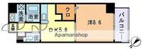 福岡県福岡市博多区中洲5丁目の賃貸マンションの間取り