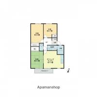 福岡県福岡市城南区片江2丁目の賃貸アパートの間取り