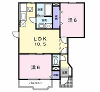 コーポラスカームⅡの間取り