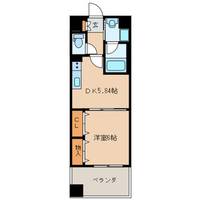 フォレストビュー608号室の間取り