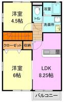物件の間取り画像