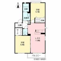 物件の間取り画像