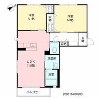 シンフォニー ガーデン B棟の間取り