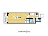 福岡県北九州市小倉北区大田町の賃貸マンションの間取り