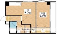 福岡県北九州市小倉北区吉野町の賃貸マンション502の間取り