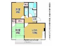 クレール徳力Ⅱの間取り