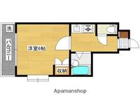 福岡県北九州市小倉北区長浜町の賃貸マンションの間取り
