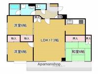 福岡県北九州市小倉南区守恒1丁目の賃貸マンションの間取り