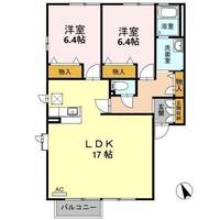 レシェンテ徳力 C棟の間取り