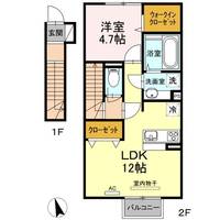 DーROOM葛原の間取り