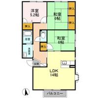 ソルジェンテ南方 A棟の間取り