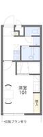 レオパレスカサブランカⅢの間取り