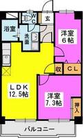 物件の間取り画像