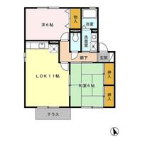 メゾンパークスⅡの間取り