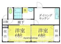 福岡県朝倉市宮野(一戸建)の賃貸物件の間取り