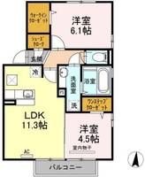 物件の間取り画像