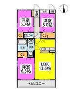 物件の間取り画像