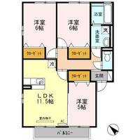 ペールド・ルーチェ A棟201の間取り