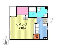 リバティー室岡305の間取り