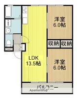 アクロス野町202の間取り