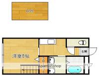 HIROコーポ前津B-104の間取り