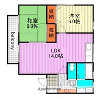 物件の間取り画像