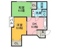 カルムB棟の間取り