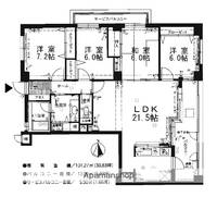 セントラルメゾン大濠一丁目の間取り