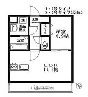 物件の間取り画像