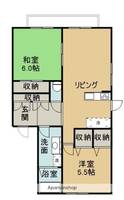 メイプルタウンC棟の間取り