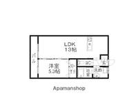 福岡県福岡市南区野間1丁目の賃貸マンションの間取り