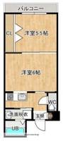 リバティ弐番館の間取り