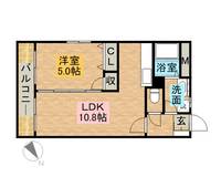 ラフィーネ・ルージュの間取り