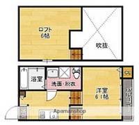 ソレイユ竹下の間取り