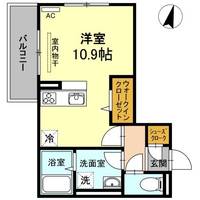 DーROOM別府の間取り