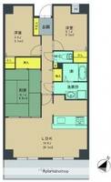 サーパスシティ前原弐番館205の間取り