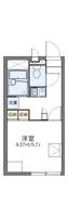 レオパレスアプレセーズ207の間取り