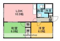 グリーンハウス大刀洗B棟B101の間取り