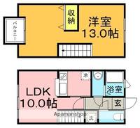 福岡県朝倉郡筑前町依井の賃貸アパート108の間取り