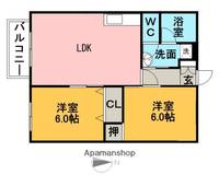 佐賀県鳥栖市村田町の賃貸アパート103の間取り