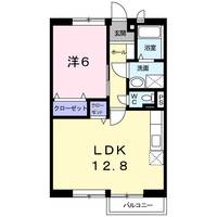 エスポワール大刀洗Ⅰの間取り