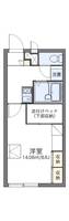 レオパレスK2201の間取り