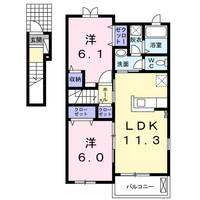 メゾンアイリスの間取り