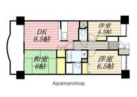 佐賀県鳥栖市藤木町の賃貸マンション1014の間取り